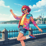 istanbul travesti illüstrasyon resim